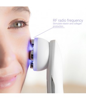 TELETIENDA ONLINE - Masajeador Facial con Radiofrecuencia, Fototerapia y Electroestimulación