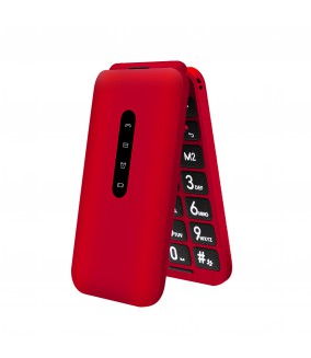 TELETIENDA ONLINE - Telefunken Senior Phone S740 512 MB + 4 GB Rojo móvil libre