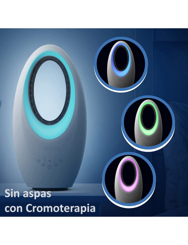 TELETIENDA ONLINE - Ventilador sin aspas Cromoterapia Colour
