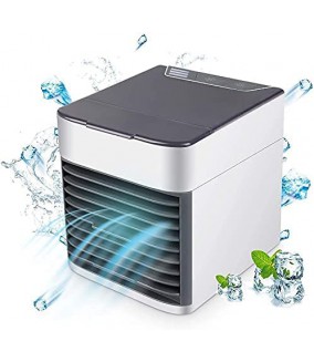 TELETIENDA ONLINE - Mini Climatizador Eco Water Pro con Luz Led